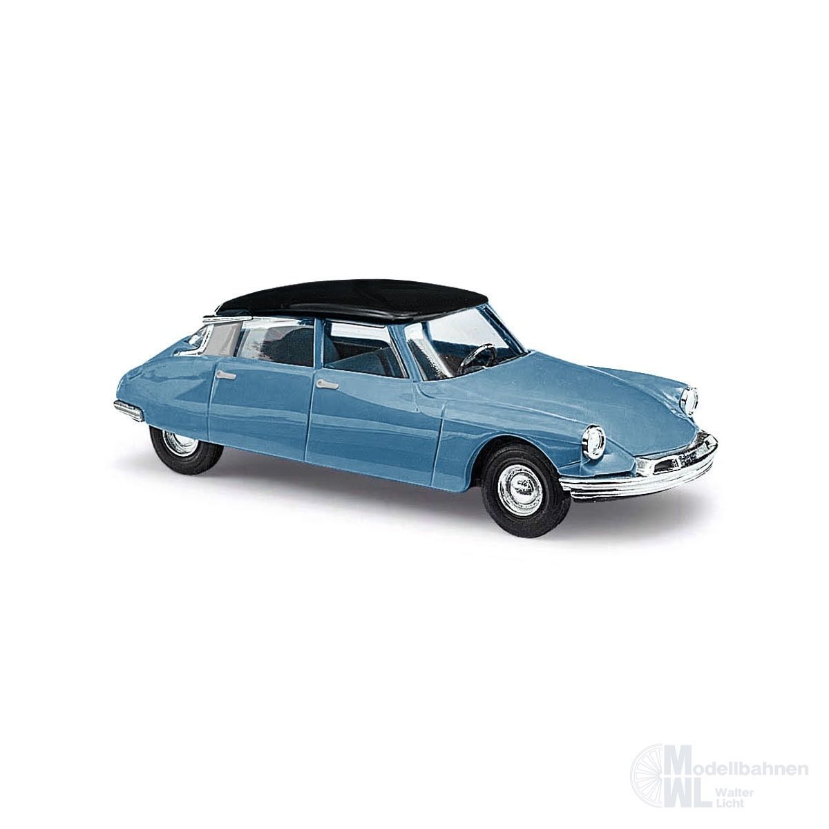 Busch 48025 - Citroën DS19 zweifarbig blau Baujahr 1955 H0 1:87