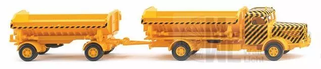 Wiking 067506 - Kipperhängerzug Büssing 8000 H0 1:87