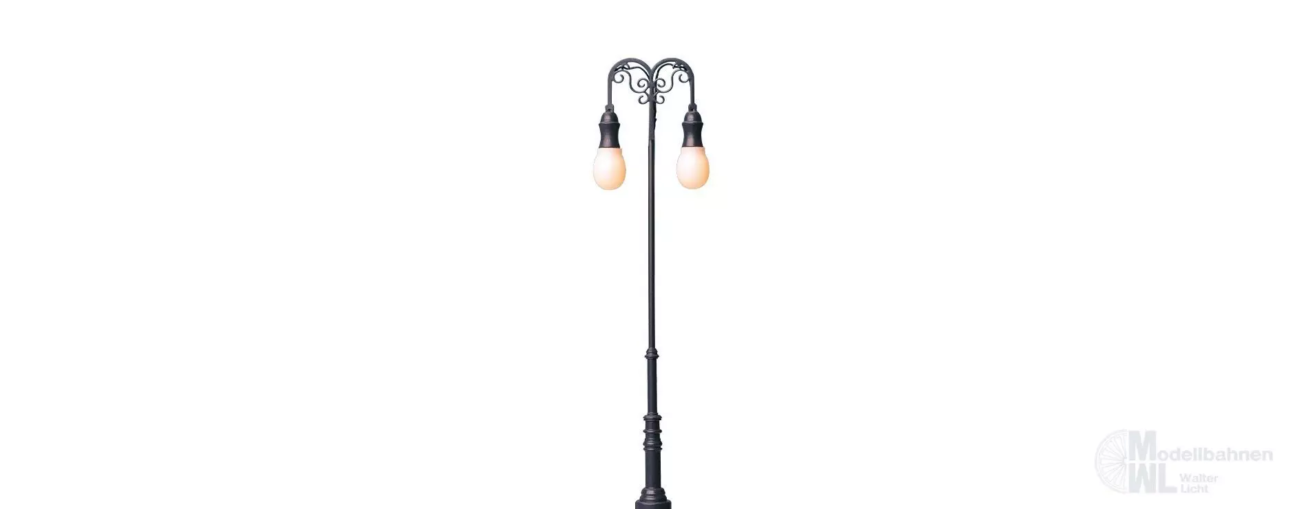 Brawa 84036 - Platzleuchte doppelt mit Stecksockel LED H0 1:87