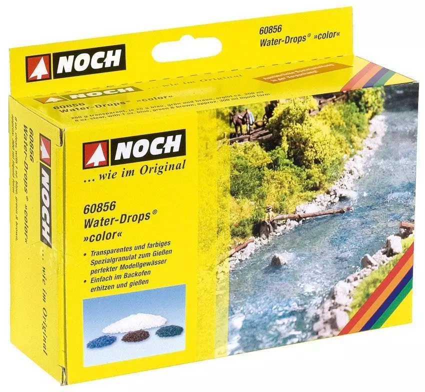 Noch 60856 - Water-Drops® color 250 g G/1/0/H0/H0m/H0e/TT/N/Z