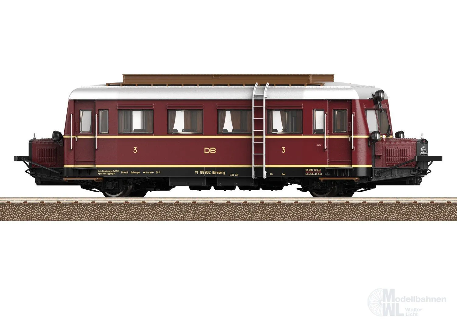 Trix 25135 - Schienenbus VT 88.9 DB Ep.III H0/GL Sound