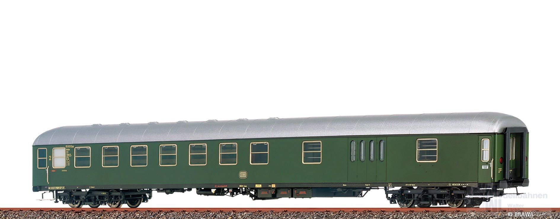 Brawa 58125 - Halbgepäckwagen DB Ep.III BPw4ümg-59 H0/WS Basic+ LED Brawa 58125 - Halbgepäckwagen DB Ep.III BPw4ümg-59 H0/WS Basic+ LED