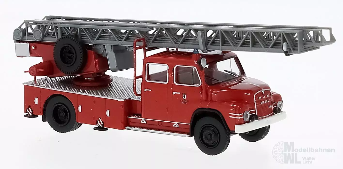 Brekina 45163 - MAN 520H DLK 30Feuerwehr Berlin H0 1:87