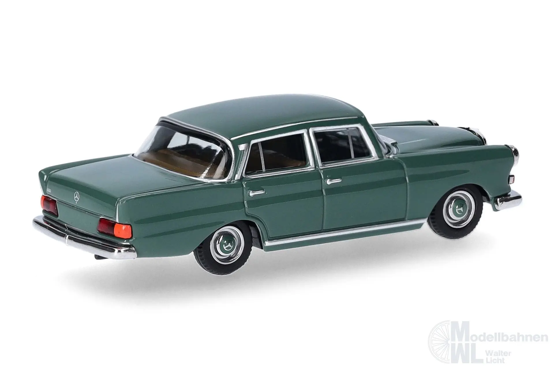 Herpa 420457-004 - Mercedes-Benz 200 Heckflosse moosgrün H0 1:87
