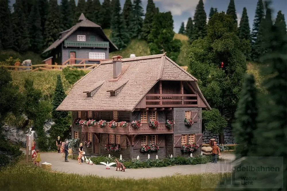 Faller 130012 - Jubiläumsmodell Uhrenmacherhaus mit Figur H0 1:87