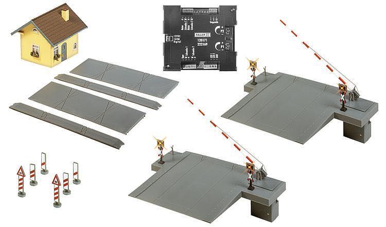 Faller 120171 - Beschrankter Bahnuebergang H0 1:87 Faller 120171 - Beschrankter Bahnuebergang H0 1:87