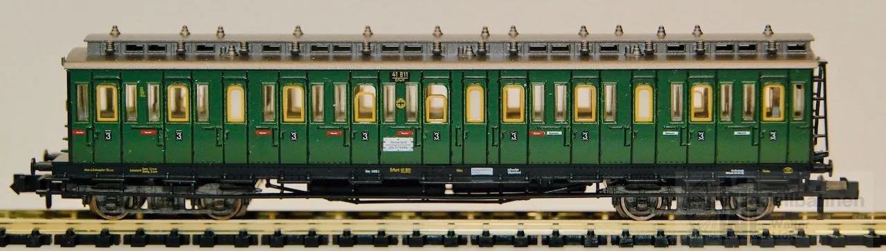 Fleischmann 8085 - FLEISCHMANN - Abteilwagen DRG Ep.II 2.Kl. B4 Pr04 N 1:160
