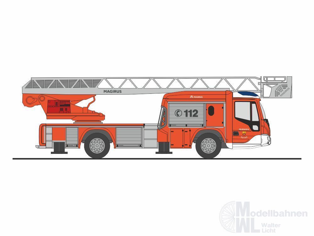 Rietze 71106 - Magirus DLK 32 n.B. FW Gotha H0 1:87
