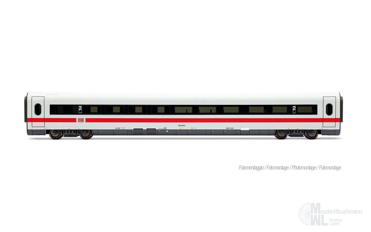 Lima 4682 - Ergänzungswagen Set ICE 1 DB Ep.V 5.tlg. Landshut H0/GL