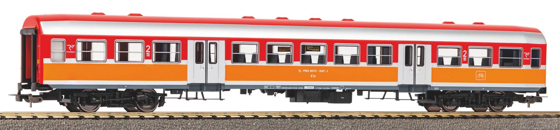 Piko 96665 - Nahverkehrswagen Polregio Ep.VI 120A H0/GL