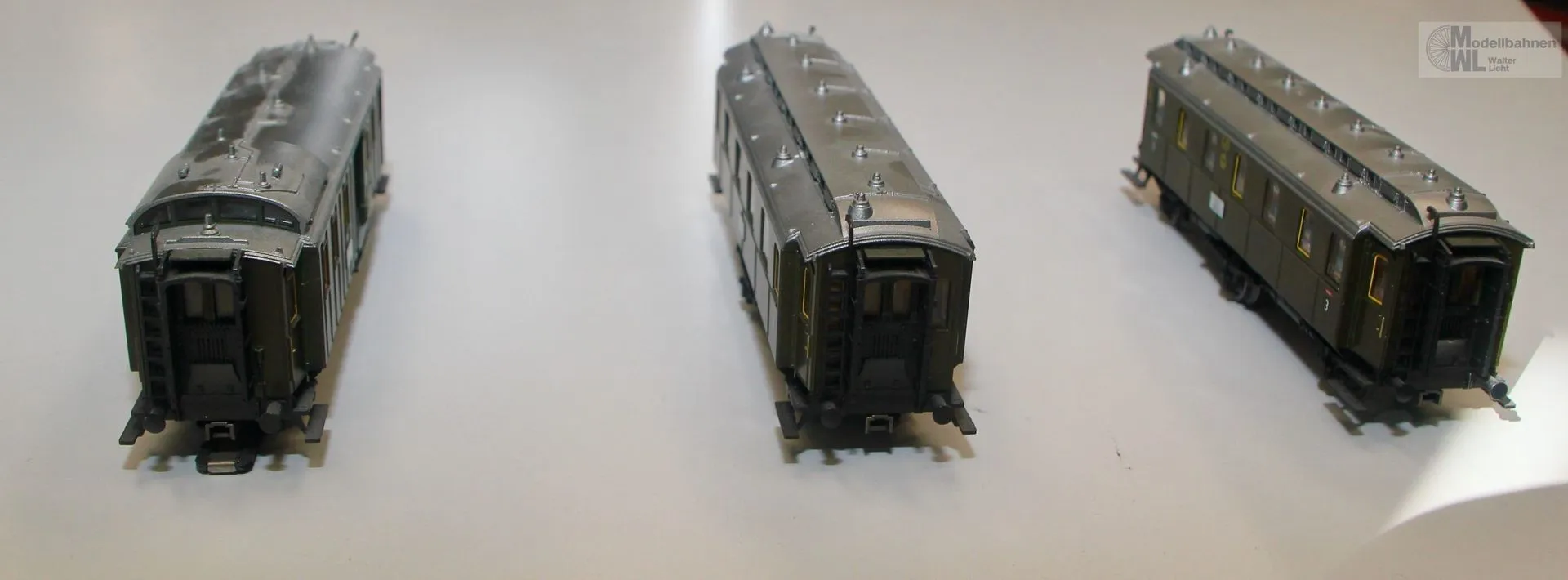Märklin 43973 - MÄRKLIN - Wagen-Set Oldtimer Personenzug DRG Ep.II 3.tlg. H0/WS