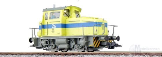 ESU 31439 - Diesellok KG 230 Mannesmann Ep.IV gelb H0/GL/WS Sound ESU 31439 - Diesellok KG 230 Mannesmann Ep.IV gelb H0/GL/WS Sound