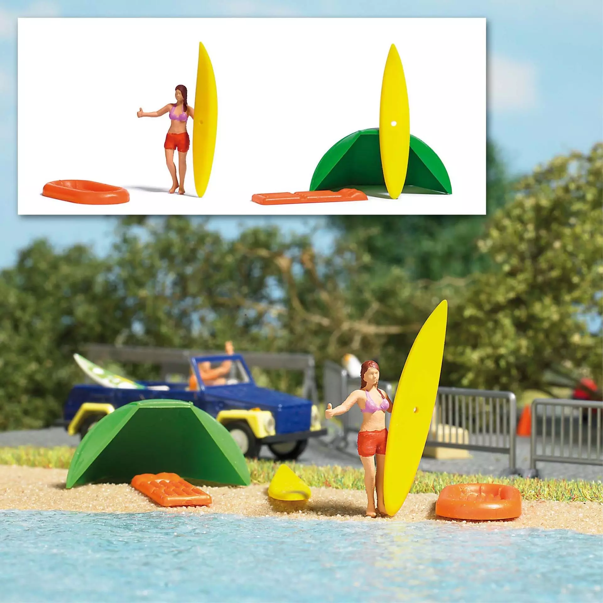 Busch 7943 - A-Set: Strandidylle H0 1:87