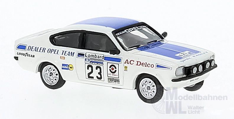 Brekina 20406 - Opel Kadett C GT/E von Toni Pond RAC-Rallye 1976 H0 1:87 Brekina 20406 - Opel Kadett C GT/E von Toni Pond RAC-Rallye 1976 H0 1:87