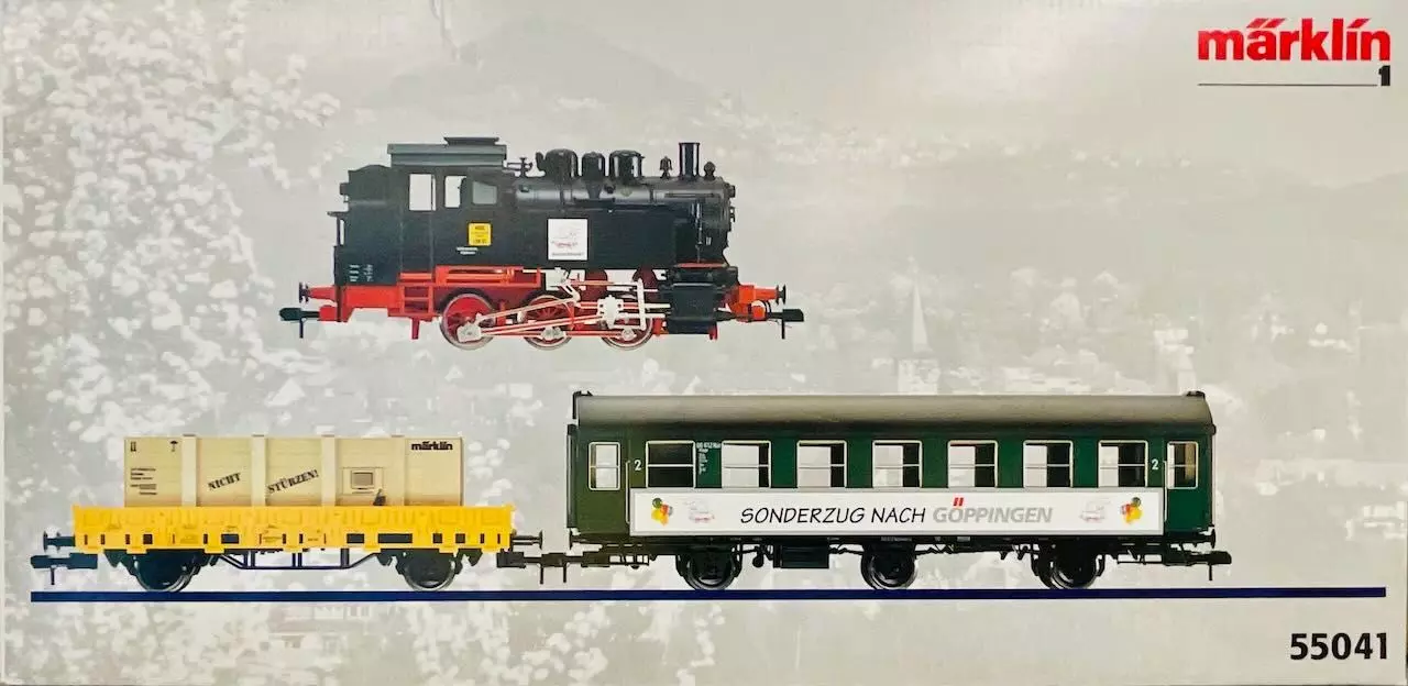 Märklin 55041 - MÄRKLIN - Zugpackung Sonderzug nach Göppingen Spur 1