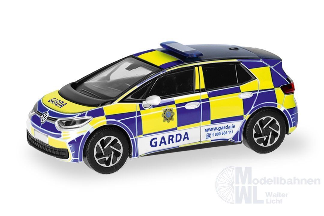 Herpa 099820 - VW ID.3 Garda Dublin (IRL) H0 1:87