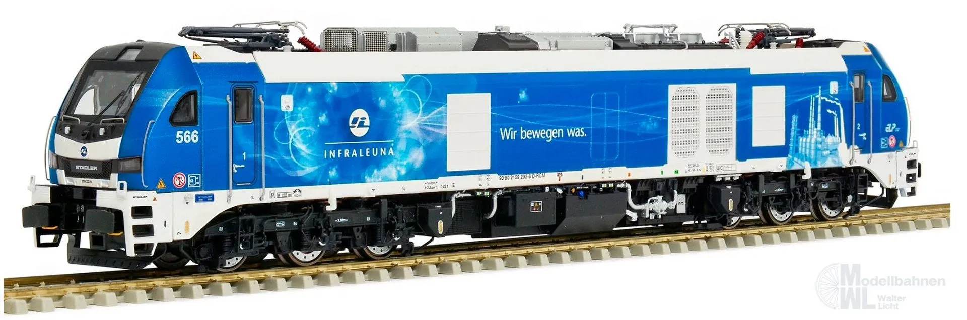 Sudexpress S1592320 - Zweikraftlok BR 159 232-8 EuroDual InfraLeuna Ep.VI H0/GL Sound