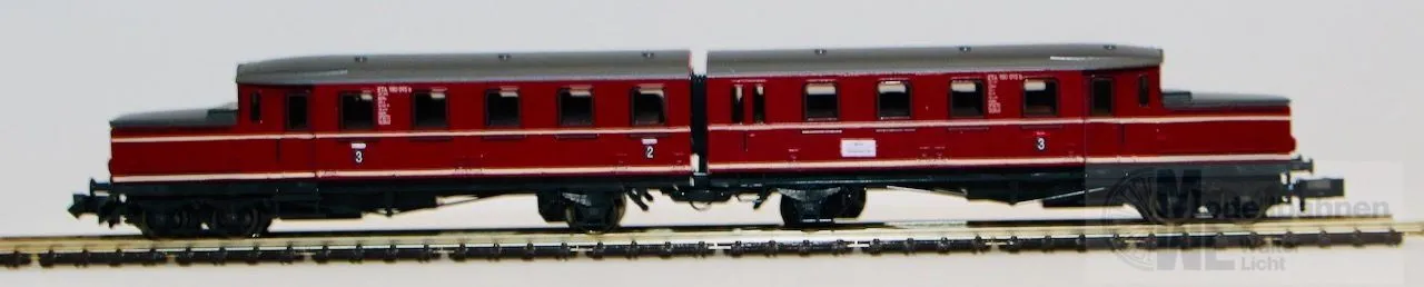 Hobbytrain 15774 - HOBBYTRAIN - Akku-Triebwagen ETA 180 015 DB Ep.III rot 2.tlg. N 1:160