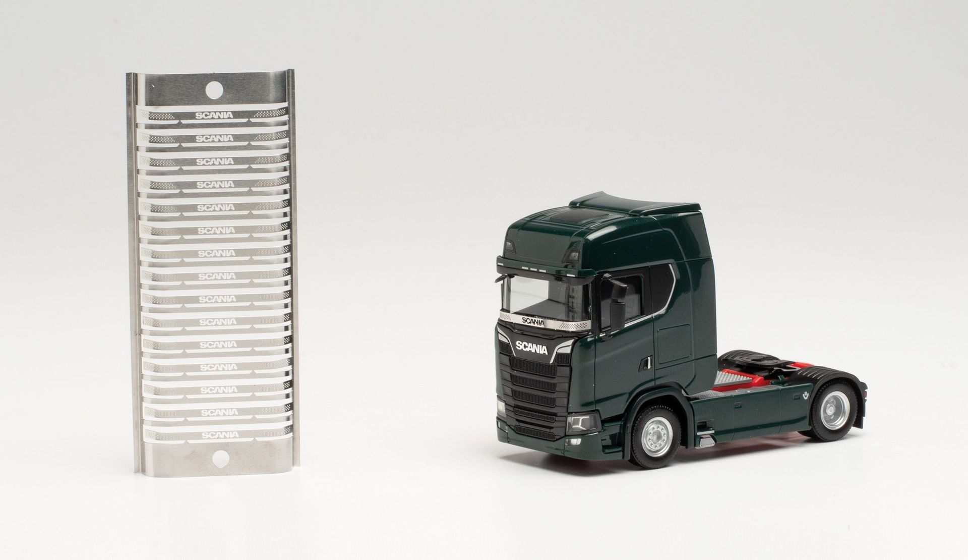 Herpa 55314 - Zubehör Steinschlagschutz gelocht Scania CR/CS 15 Stück H0 1:87