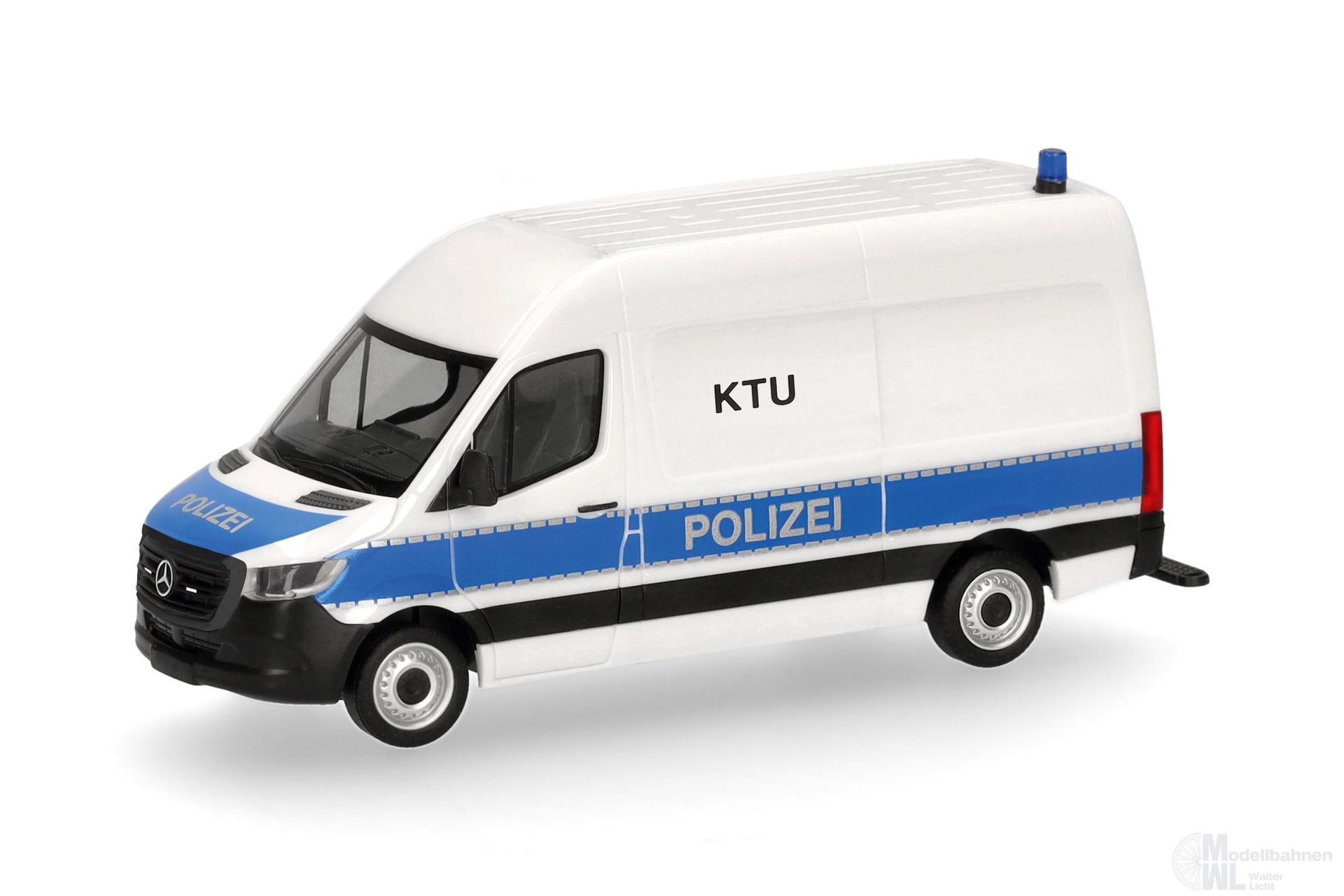 Herpa 099622 - Mercedes-Benz Sprinter 18 Kasten Hochdach Polizei NRW H0 1:87