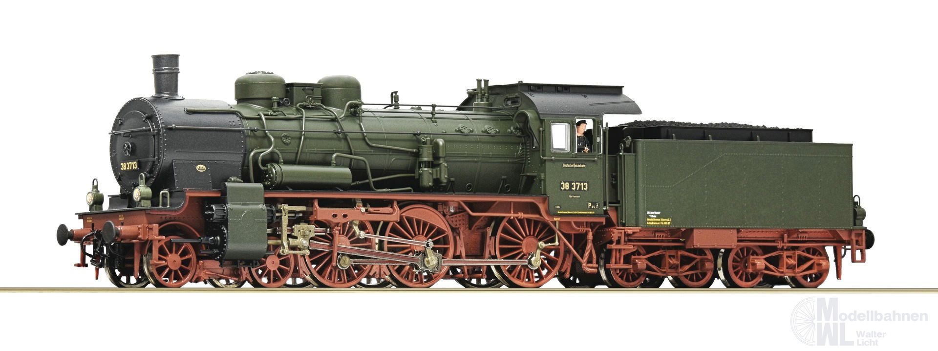 Roco 71395 - Dampflok BR 38 3713 DRG Ep.II H0/GL