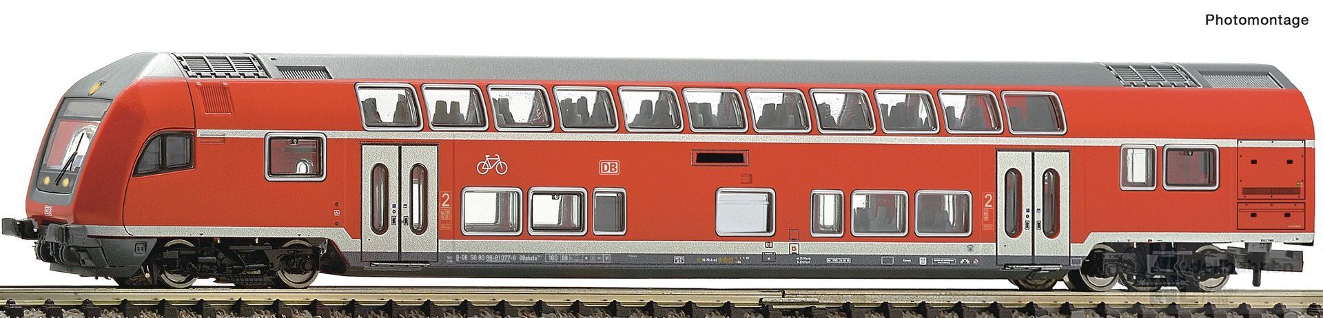 Fleischmann 6270082 - Doppelstock Steuerwagen DB Ap.VI 2.KL. N 1:160