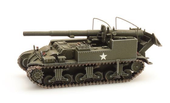 ARTITEC b.v. 387.78 - Panzer M12 155mm Gun Motor Carr. US ARMY H0 1:87 ARTITEC b.v. 387.78 - Panzer M12 155mm Gun Motor Carr. US ARMY H0 1:87