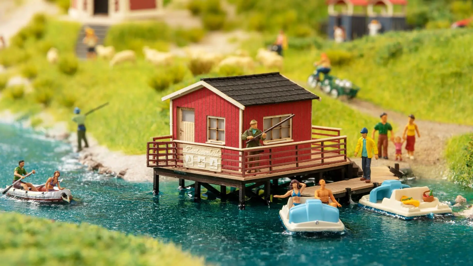Noch 14259 - Bootsverleih H0 1:87