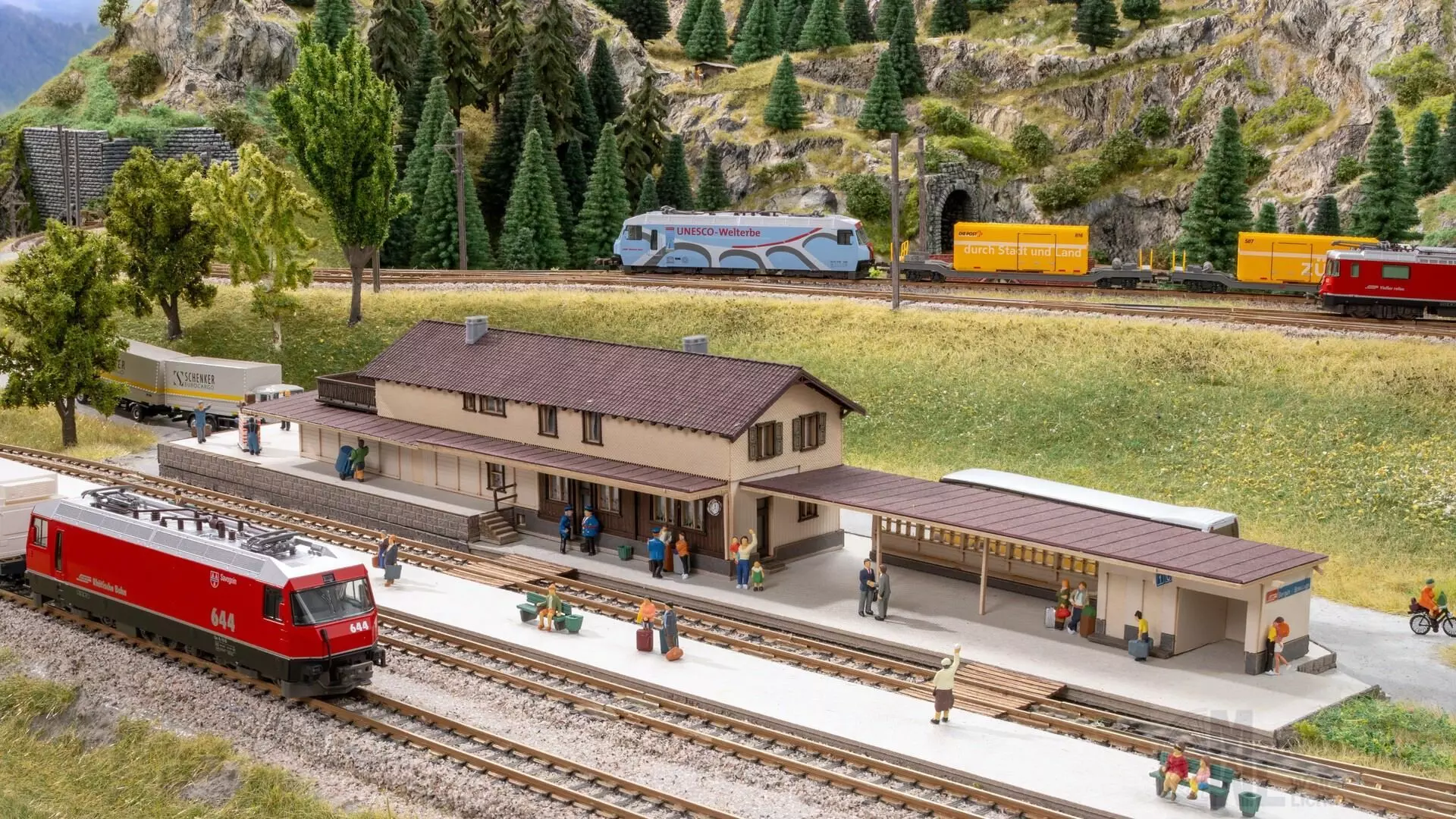 Noch 63005 - Bahnhof Bergün N 1:160