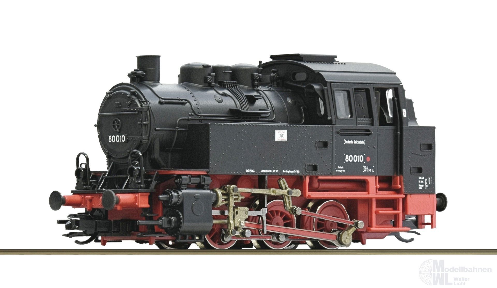 Roco 7180008 - Dampflok BR 80 DR Ep.III/IV TT 1:120