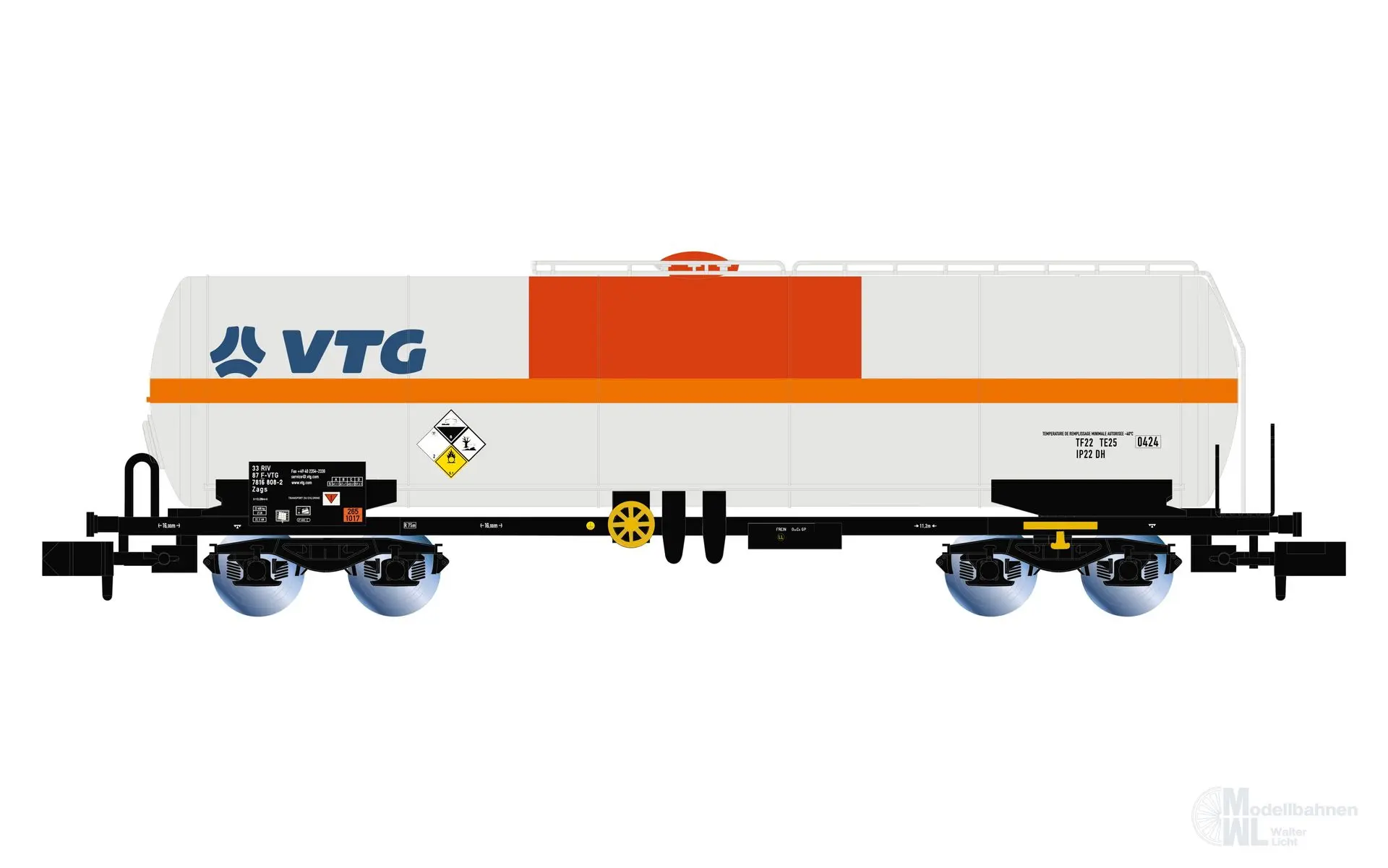 Arnold 6634 - Gaskesselwagen Set SNCF Ep.IV 2.tlg. VTG N 1:160