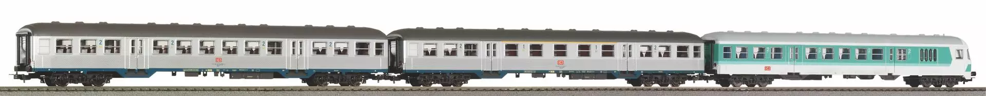Piko 58250 - Personenwagen Set DB Ep.V Nahverkehr 3.tlg. H0/GL