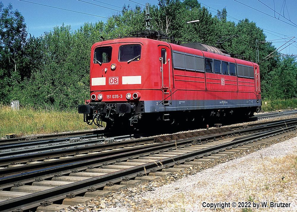 Märklin 55256 - E-Lok BR 151 035-3 DB Ep.VI verkehrsrot Spur 1