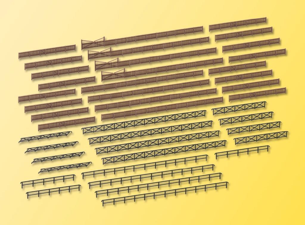 Kibri 37480 - Zaun für Industrie- und Bahnanlagen N 1:160