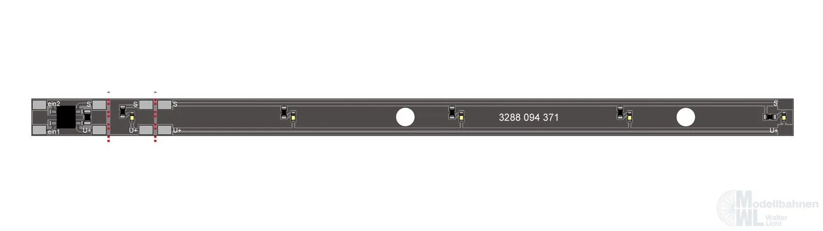Bemo 6541600 - Innenbeleuchtung für 3588/3688 H0