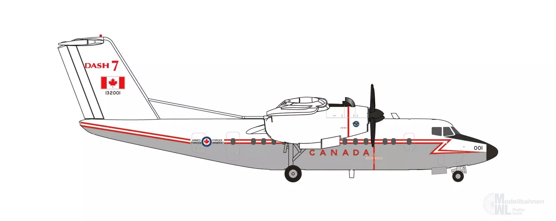 Herpa 573856 - DHC-7 Canadian Armed Forces 1:200