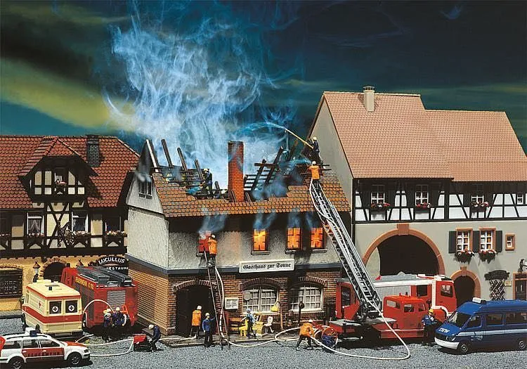 Faller 130429 - Brandruine Gasthaus Zur Sonne H0 1:87