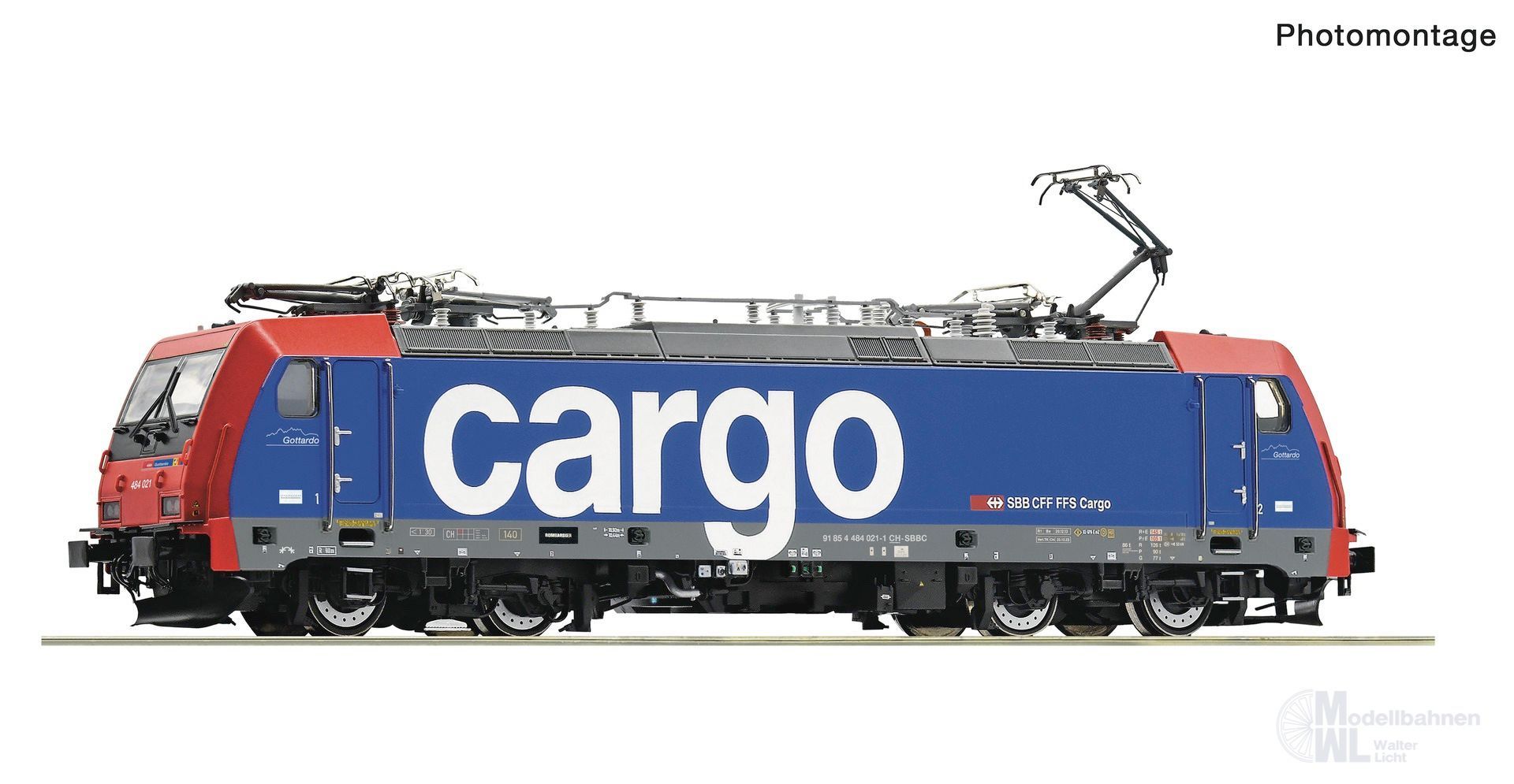 Roco 7510120 - E-Lok BR 484 021-1 SBB Ep.VI H0/GL Sound Roco 7510120 - E-Lok BR 484 021-1 SBB Ep.VI H0/GL Sound