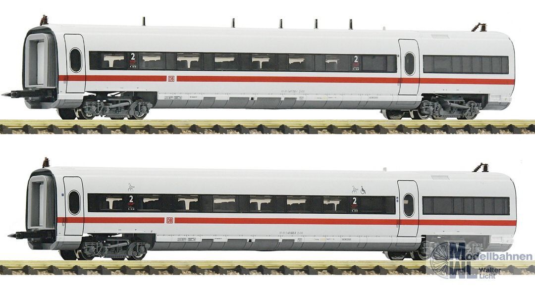 Fleischmann 7760008 - Ergänzungswagen Set zum ICE-T DB Ep.VI 2.tlg. N 1:160 Fleischmann 7760008 - Ergänzungswagen Set zum ICE-T DB Ep.VI 2.tlg. N 1:160