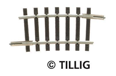 Tillig 83115 - Gleisstück gebogen R04 R267 mm / 7,5° TT 1:120