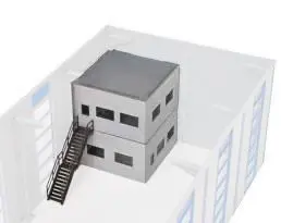 Kibri 39255 - Bürobereich für Industriehalle H0 1:87