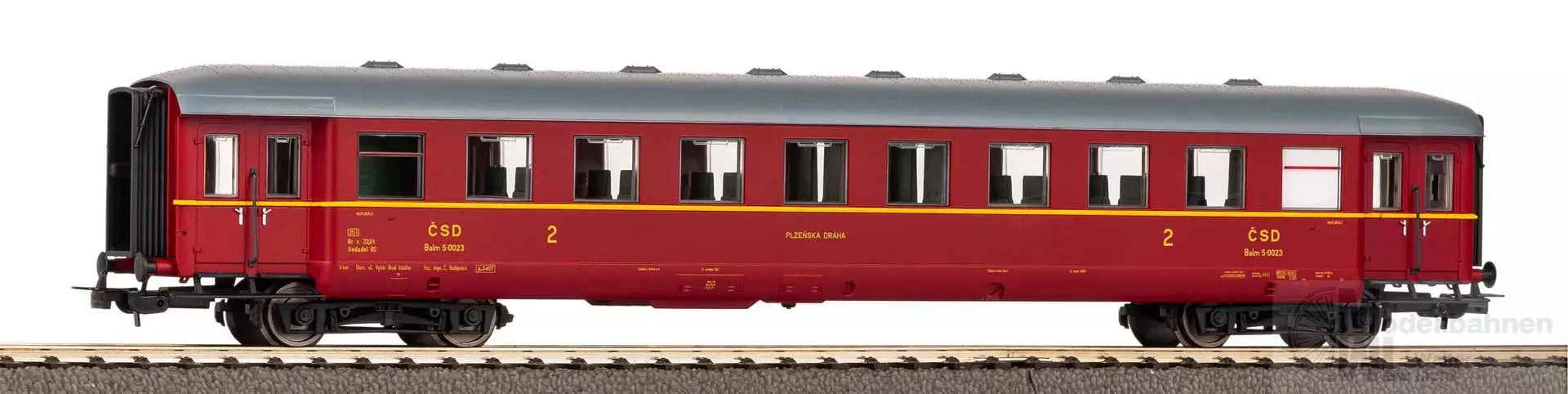 Piko 53284 - Schürzeneilzugwagen CSD Ep.III 2.Kl. Balm H0/GL