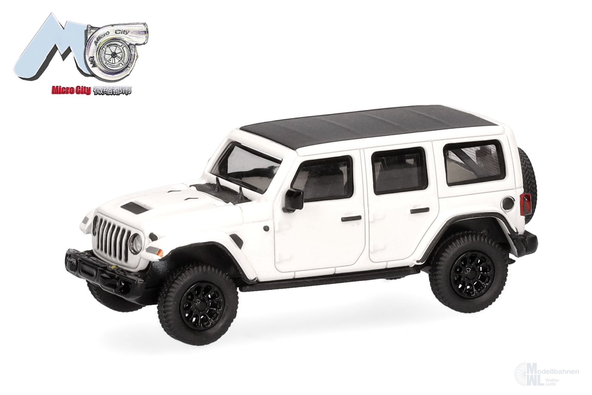 Herpa 87MC000012 - Jeep Wrangler weiß (ab 2017) H0 1:87