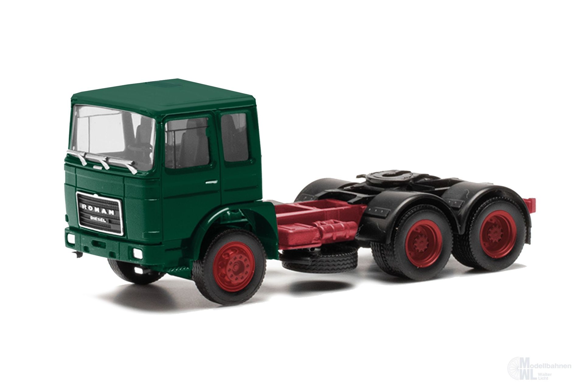 Herpa 310567-004 - Roman Diesel ZM 3-achs moosgrün H0 1:87