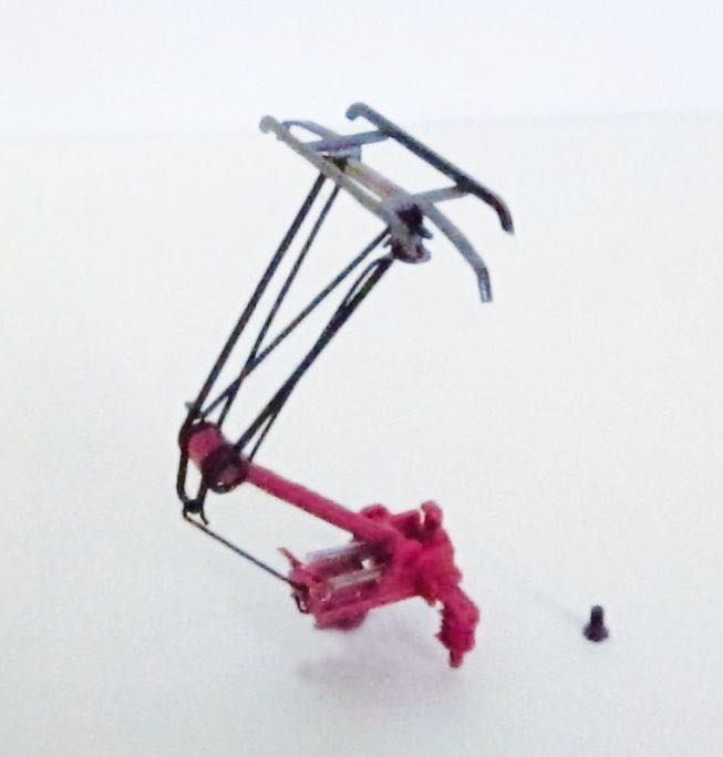 Piko 56166 - Stromabnehmer Hobby-Loks Metall rot für BR193 H0