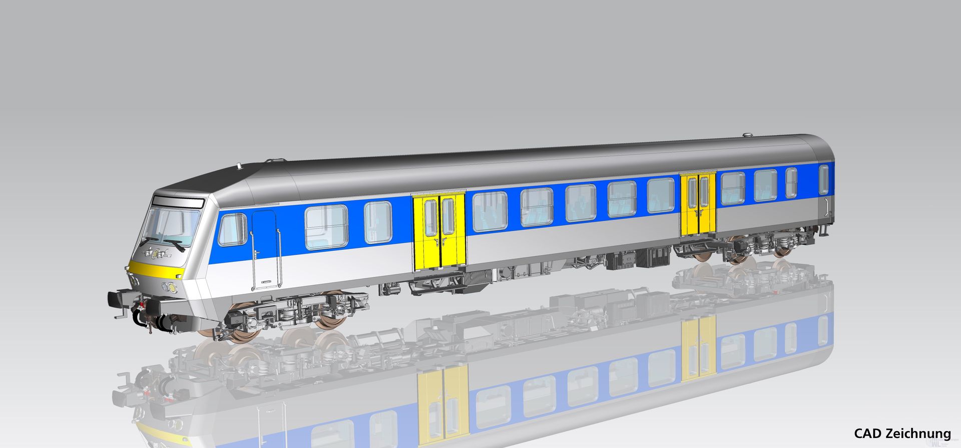 Piko 28023 - Mitteleinstiegs-Steuerwagen MRB Ep.VI Bybdzf 482.1 H0/WS