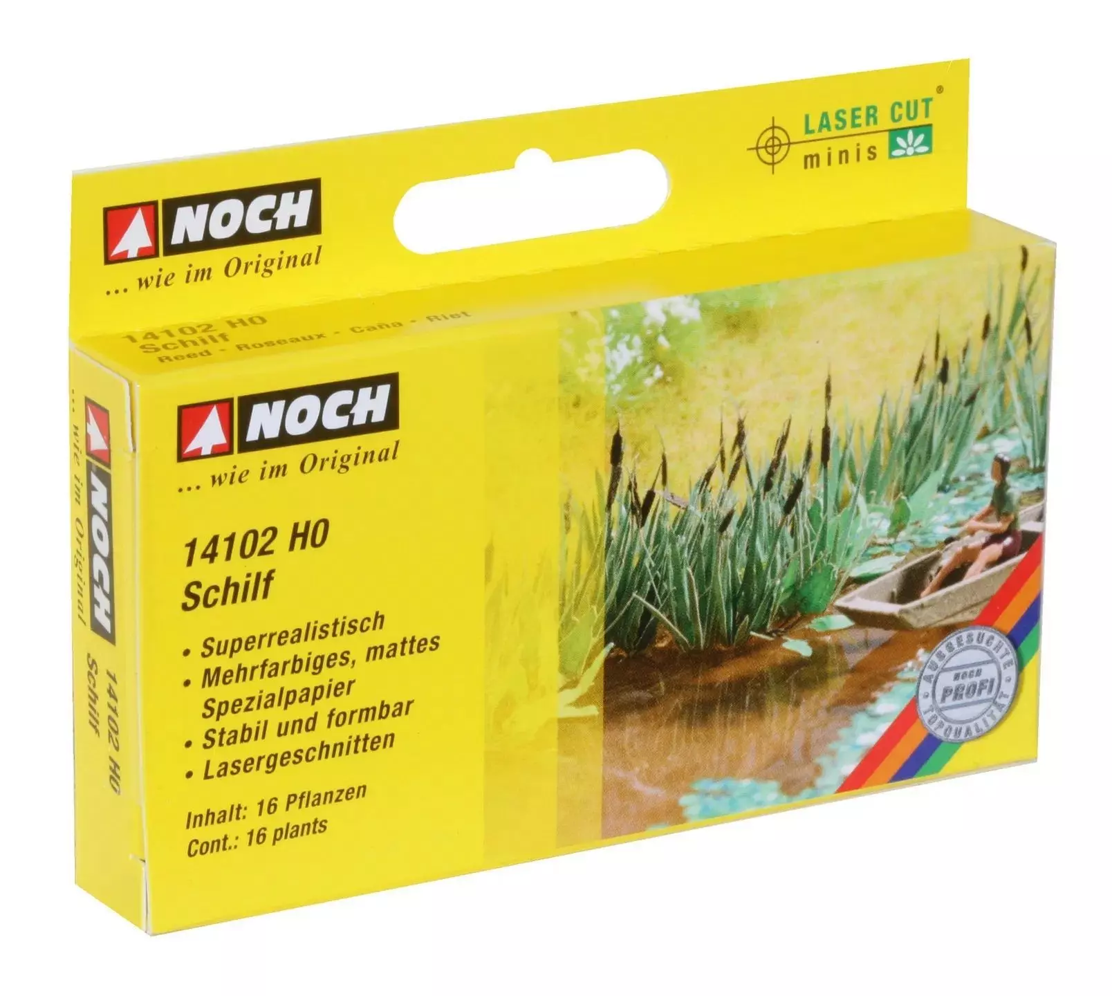 Noch 14102 - Schilf 16 Pflanzen H0 1:87