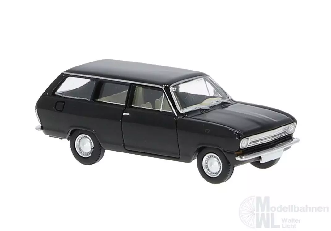 Brekina 20439 - Opel Kadett B CarAVan schwarz H0 1:87