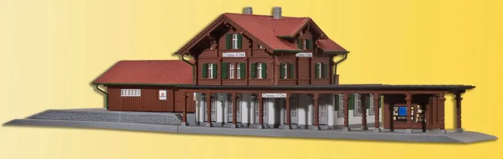 Kibri 36703 - Bahnhof Château d´Oex Z 1:220