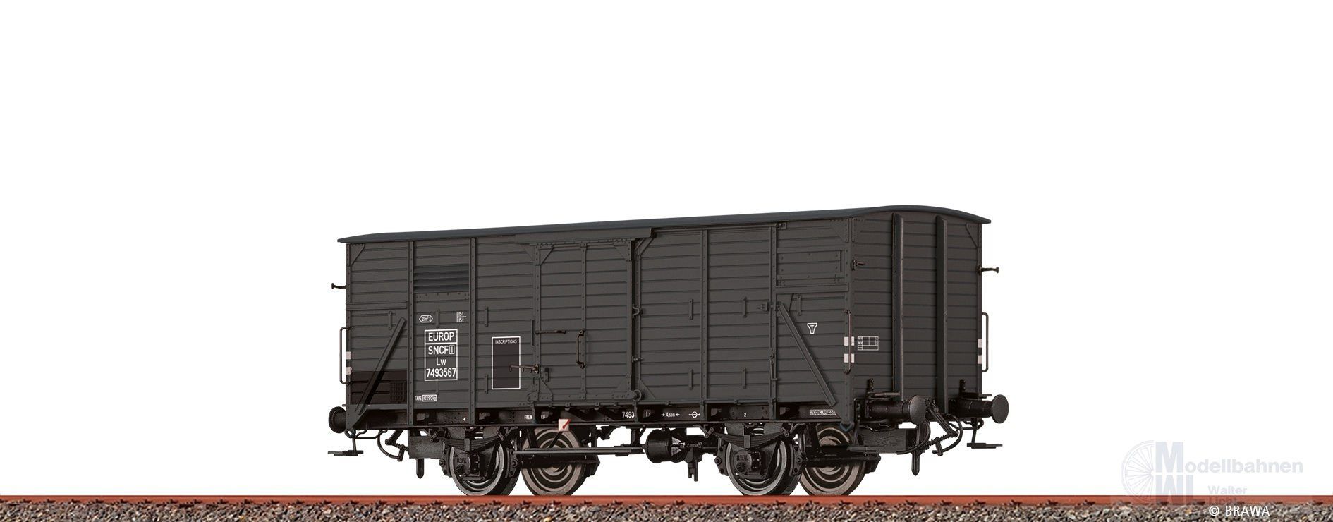 Brawa 49888 - Güterwagen ged. SNCF Ep.III Lw H0/GL Brawa 49888 - Güterwagen ged. SNCF Ep.III Lw H0/GL